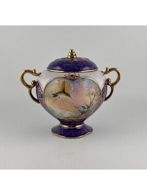Nature's Jeweled Treasure by Ardleigh Elliot Porcelain Hummingbirds Musical Box